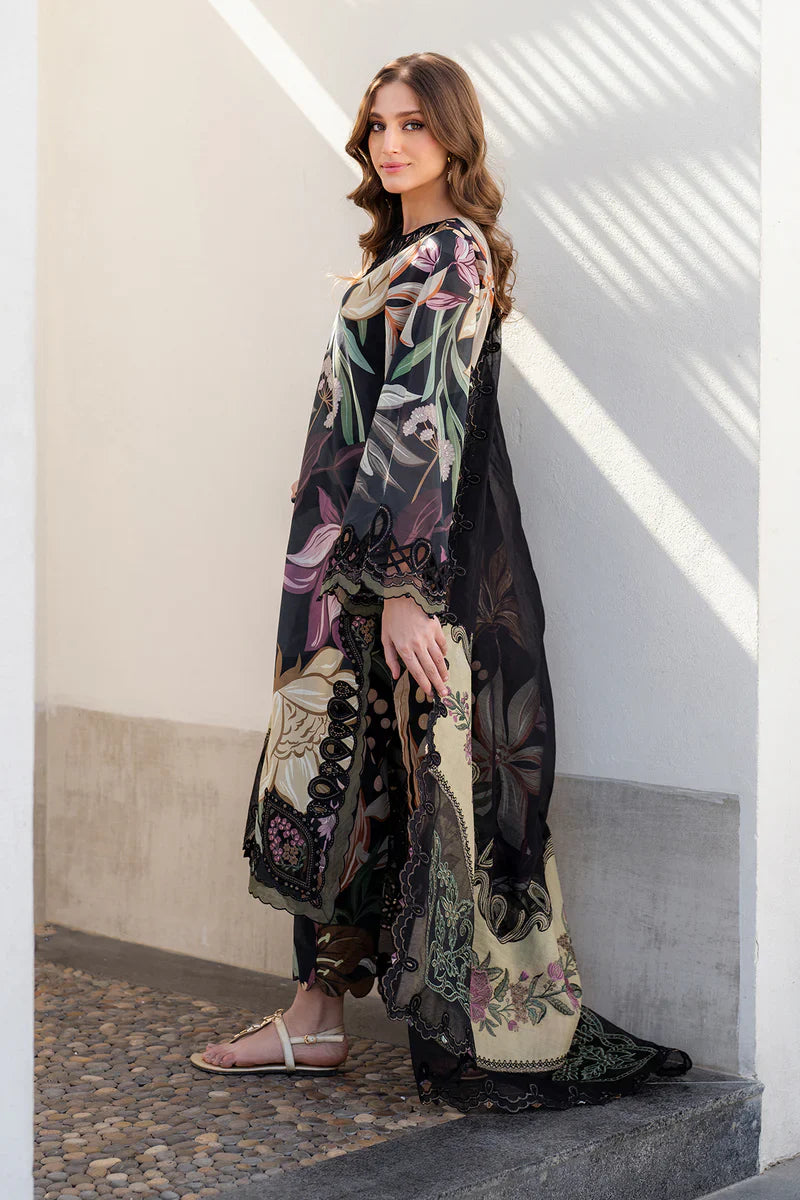 EMBROIDERED PRINTED LAWN SF-4090