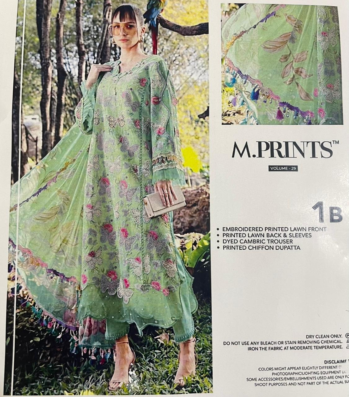Maria B embroidered lawn suit from the 2026 MPrints Eid Collection