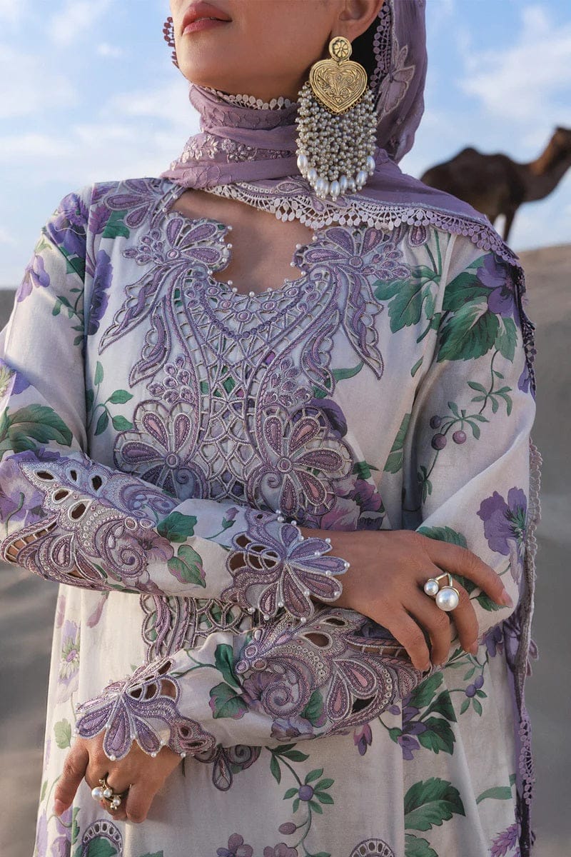NUREH Amaris -231 luxury lawn embroidery 3 piece unstitched