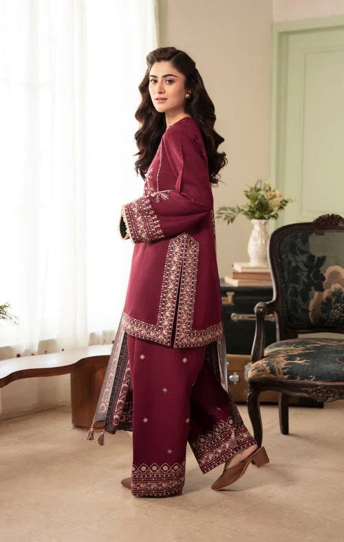 Maya 3Pcs Embroidered Luxury Lawn Collection 2026