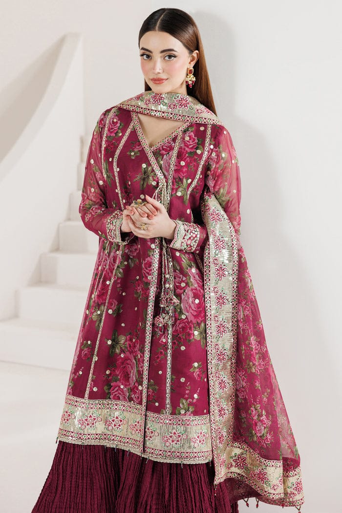 Farasha Fiorella Embroidered Lawn Unstitched 3Pc Suit