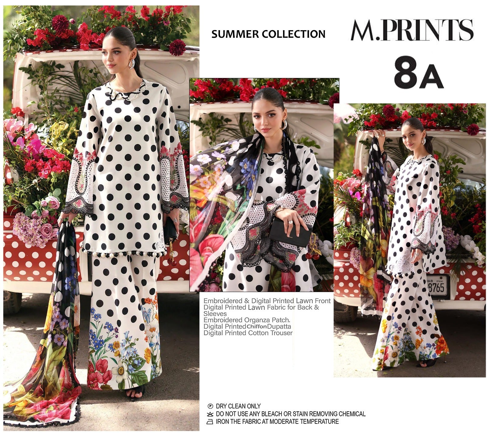 Maria B White Printed Lawn Collection